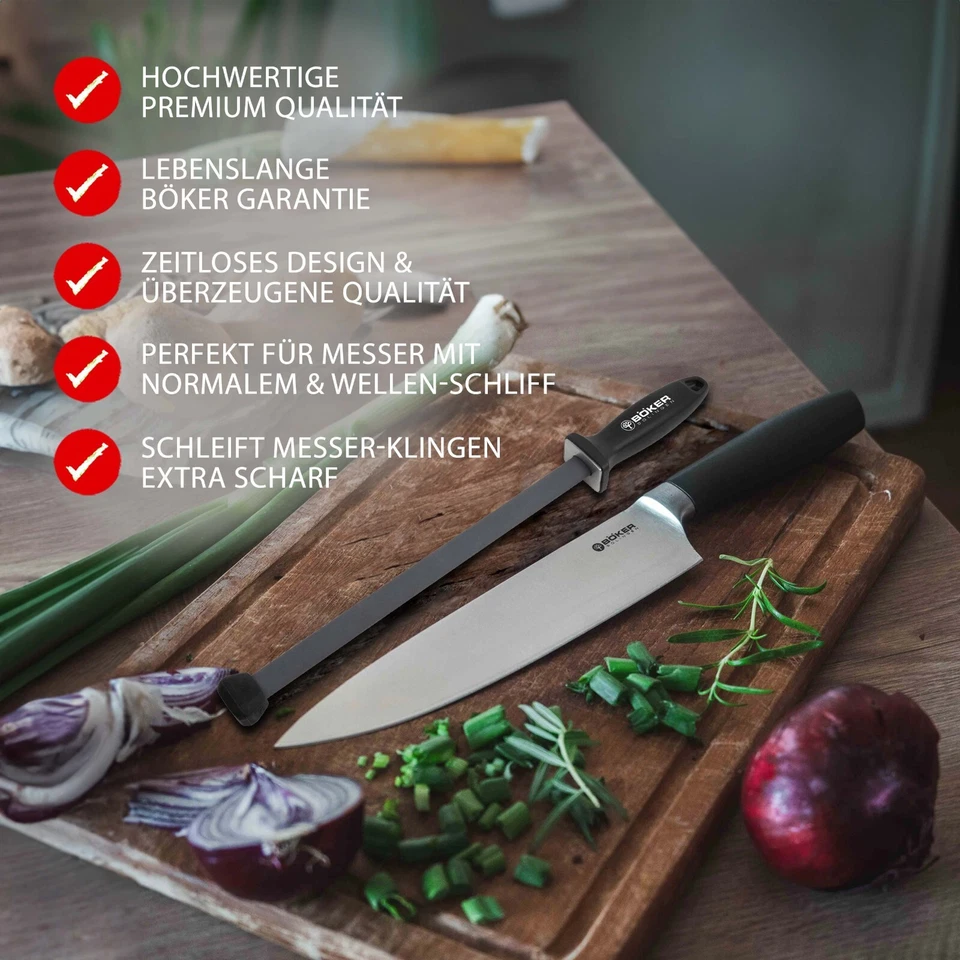 BÖKER® Keramik-Schleifstab Messerschärfer Wetzstab Wetzstahl Grit 1000 - 09BO372 - Bild 2 von 4