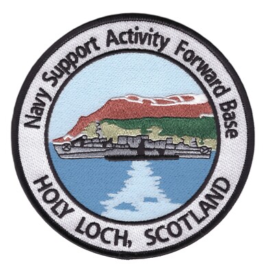 Navy Support Activity Forward Base Holy Lock Scotland Patch