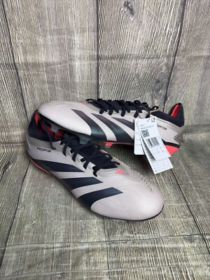 Adidas Predator Pro 24 FG Football Boots UK 11 Platinum Metallic