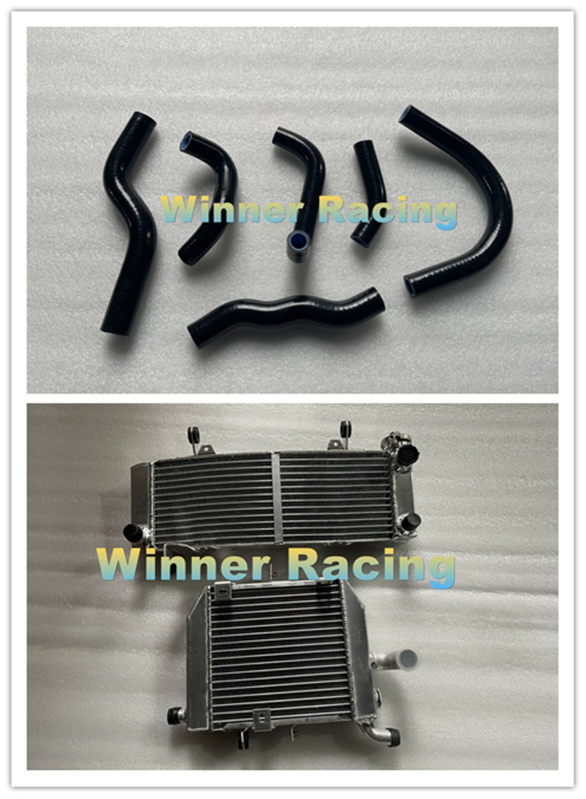 Fit Honda VFR400 VFR400R NC30 1989 - 1992 aluminum radiator + silicone hose
