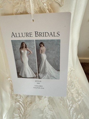 Allure wedding dress size 12 - 9653 in ivory - ref 315e - Picture 10 of 15