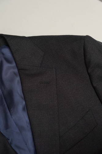 Blazer uomo Suitsupply Napoli grigio antracite REDA pura lana 102 EU52L UK/US42L - Foto 4 di 8