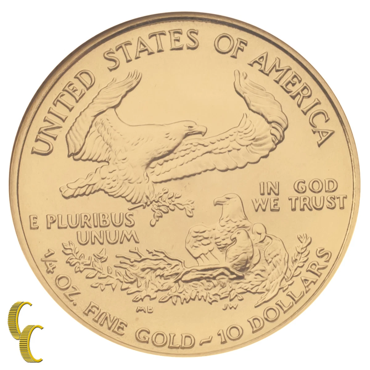 2006G $10 Americano Oro Águila 1/4 Oz. Barra Graduado MS69 Por NGC Bonito