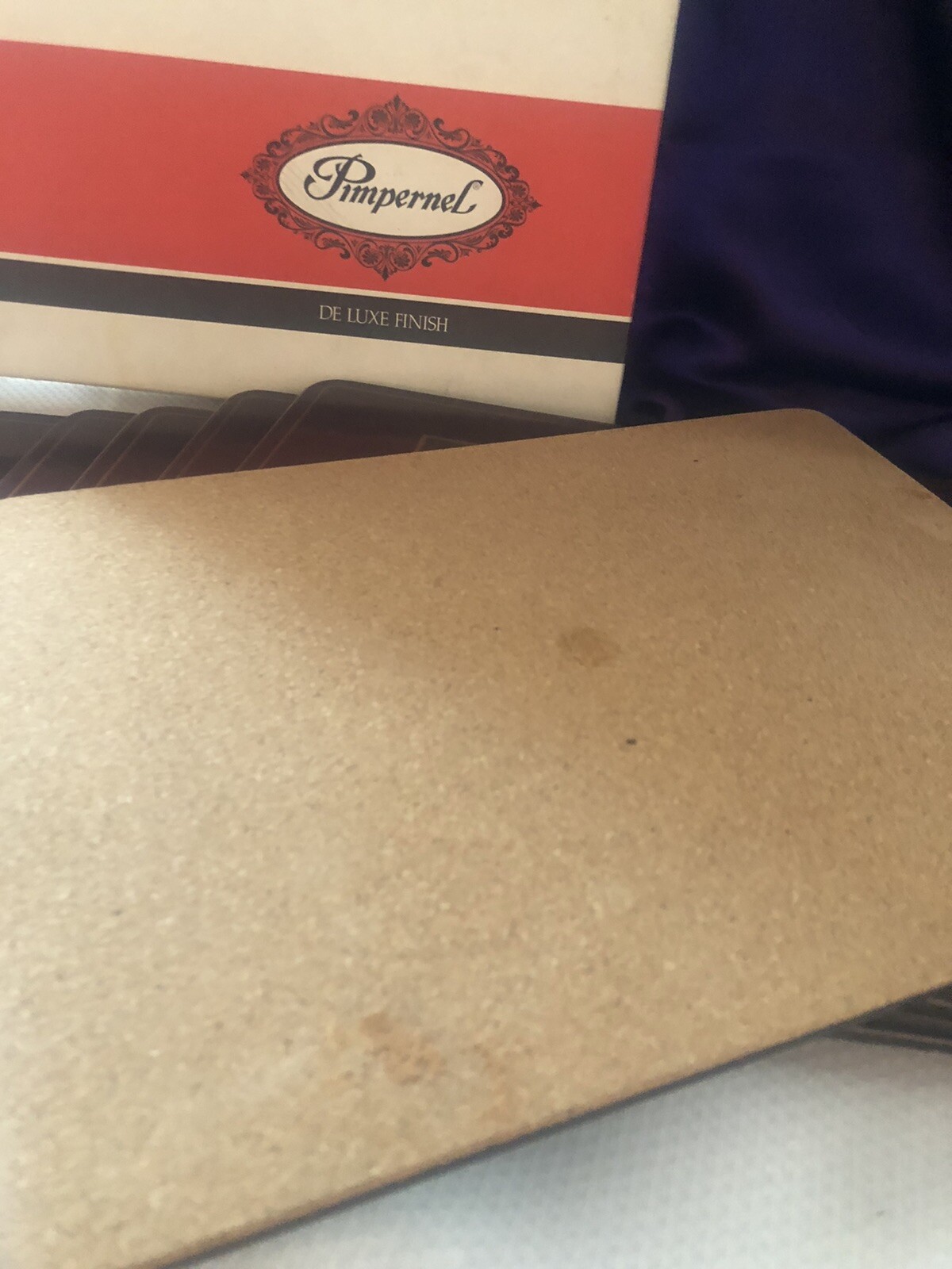 Pimpernel Deluxe Finish Placemats Set 6 Flemish Flowers In Box England