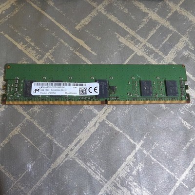 Micron 8GB 1RX8 PC4 2666V RD1 11 MTA9ASF1G72PZ DESKTOP RAM STICK 1747