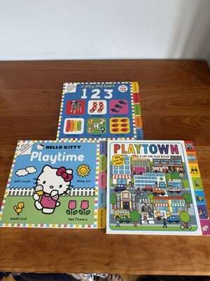 Priddy Books: Hello Kitty Playtime, Play & Learn 123, & Playtown