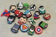 18 Superhero and Star Wars Croc Charm Lot Jibbitz