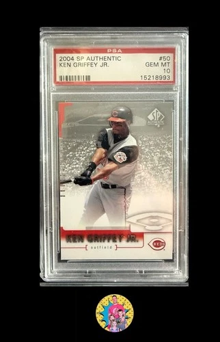 2004 SP Authentic Ken Griffey Jr #50 HOF Reds PSA 10 Gem Mint