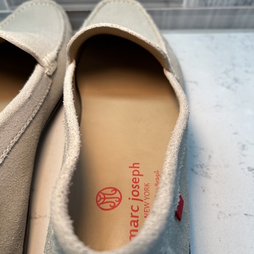 Mark Joseph New York Herren Driving Wildleder Beige/Hellbraun Leder Mokassin Größe 11 - Bild 10 von 24