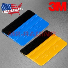 3M Blue Gold Squeegee Applicator Tools Felt Edge Decal Tips x2 Vinyl Wrap Kit