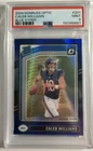 2024 Panini Optic Caleb Williams Rated Rookie Blue Hyper Prizm (RC) PSA 9 Bears