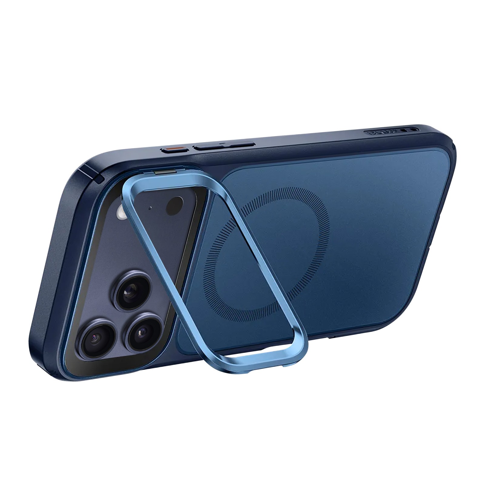 Coque intégrale iPhone 17 Pro Max antichoc bleu idéale pour le voyage
