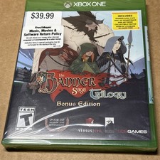 The Banner Saga Trilogy Bonus Edition (Microsoft Xbox One,2018) Brand New Sealed