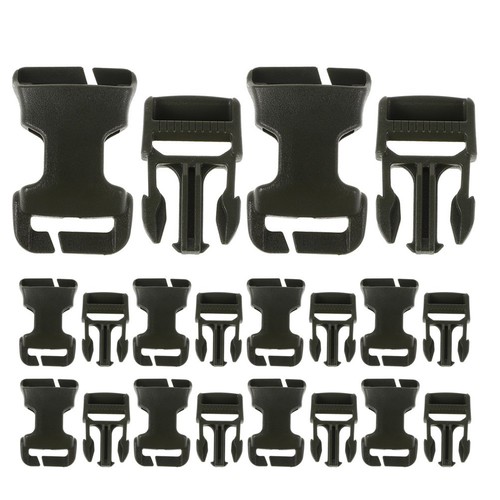 10 Pcs Backpack Strap Retainer Buckles Plastic Quick Release Clips ...