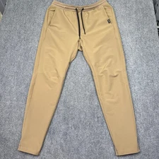 UNRL Apex Joggers Pants Mens L Beige Athletic Golf Stretch Performance Casual