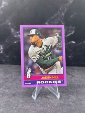 2025 Topps Heritage - Jaden Hill #398 Light Purple Border (RC)