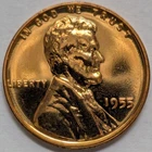 1955 lincoln wheat cent proof 1c - combined shipping avaiable