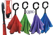 Ombrello da Pioggia Antivento auto reverse antisgocciolo tinta unita lorenzo