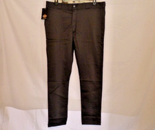 Men's Charcoal Dickies Flex Twill Work Pant Skinny Straight Leg Size 38x32 NWT