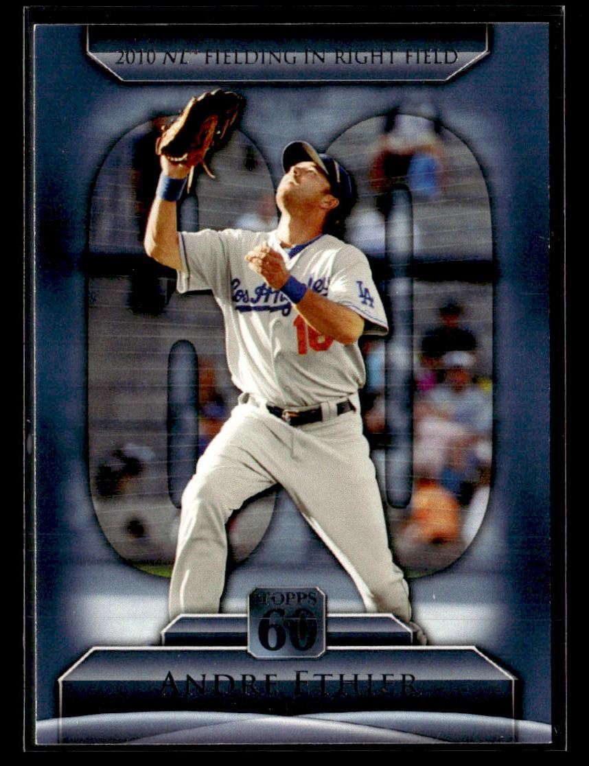 2011 Topps #T60-19 Andre Ethier Topps 60 Card Los Angeles Dodgers