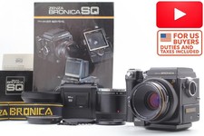 Exc 5 w/Grip Zenza Bronica SQ Zenzanon-S 80mm f2.8 WLF 120 Back From JAPAN