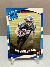 2017 SHELTON GIBSON Donruss Rated Rookie Card# 333. rookie card picture
