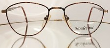 Vintage BOULEVARD 4022 ANT G/DA Eyeglasses ANT GOLD/DARK AMBER New Metal 49-17