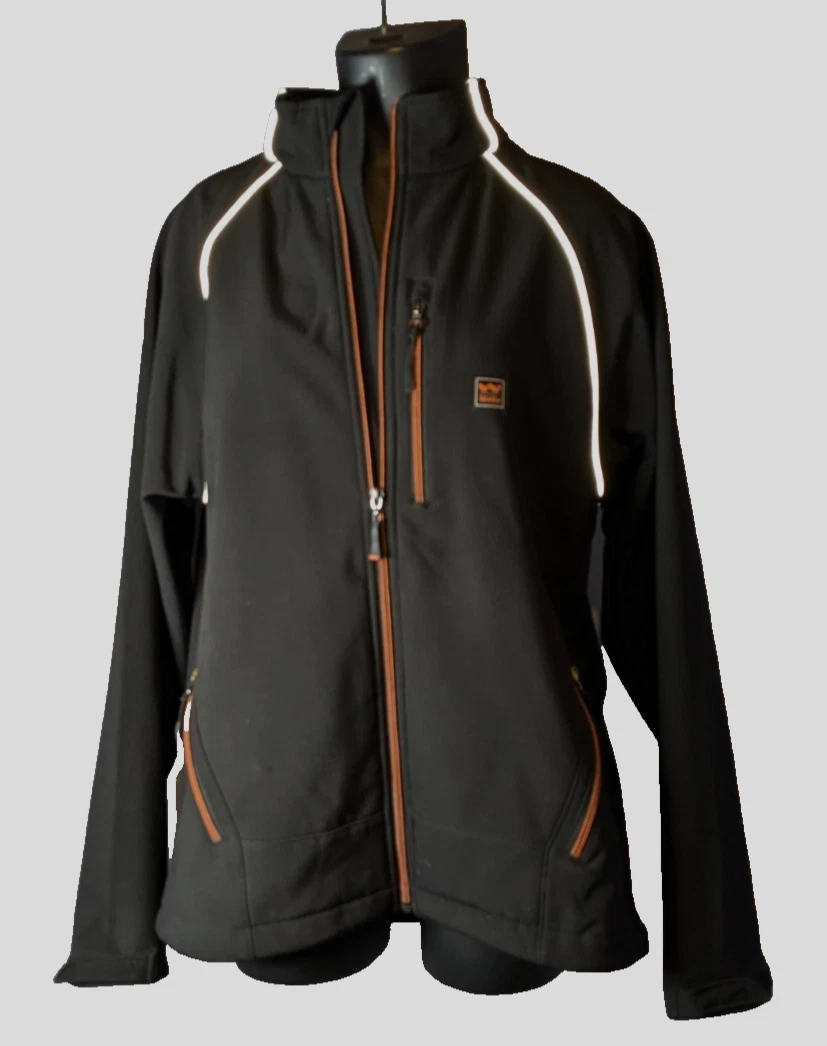 Walls Outdoor YJ740 Men's M Storm Protector Softshell Jacket EUC Gorpcore Black