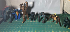 Godzilla vs Kong Mini Action Figures Toy Lot 7pc Kaiju Monsters