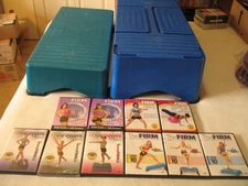 The Firm TransFirmer Aerobic Step Stepper and (10) Firm DVDs   "All eight feet"