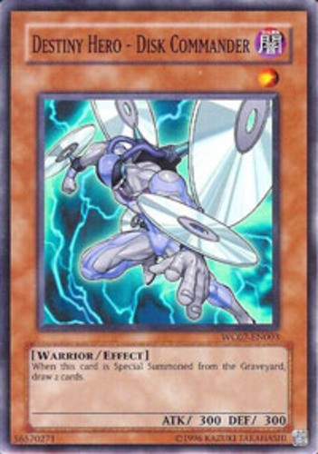 1x (P) Destiny Hero - Disk Commander - WC07-EN003 - Super Rare ...