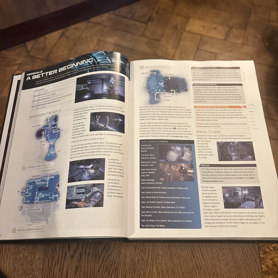 Mass Effect Andromeda Initiative Pathfinder Collectors Strategy Game Guide Book - Image 4 of 4