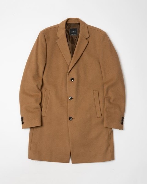 Men Strellson Coat Beige Cashmere 40 /L / 48