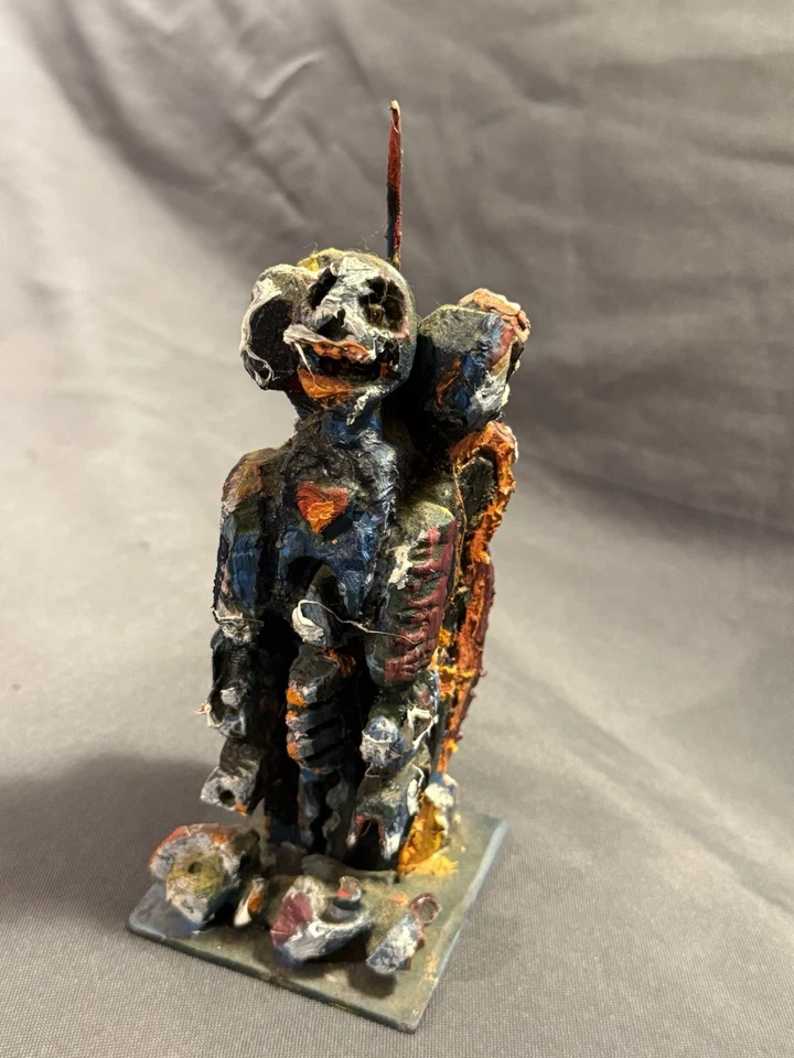 Escultura de arte abstracto original vintage Foto 4 de 4