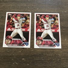Logan O’Hoppe 2023 Topps Series 2 Rookie #363 Angels lot of two (2) cards 