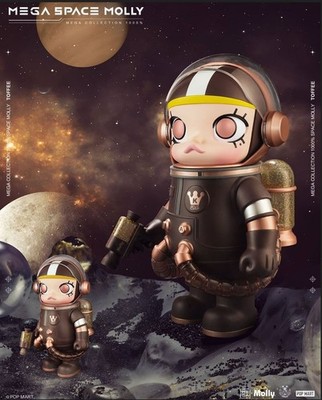 その他 POP MART MEGA SPACE MOLLY 400% TOFFEE Pop Mart Mega Collection 400% Space Molly Toffee Limited Edition