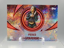 2025 Topps WWE Universe #144 Roxanne Perez Red Pulse Parallel Card /10