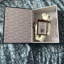 Retired Charlie bear study buddy mini polar 13cm 2019 in therapy book ex cond