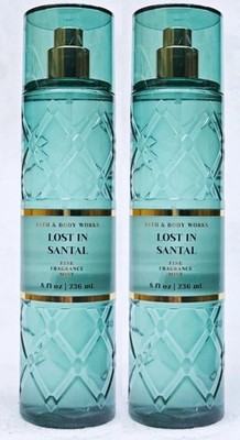 2 Bath & Body Works LOST IN SANTAL Fragrance Mist Body Spray 8 oz