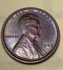 1909 VDB BN 1c Lincoln Wheat Cent MS Nice Toning! Old Private Collection GEM