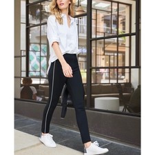 Spanx The Perfect Piped Skinny Ankle Pant Sid...