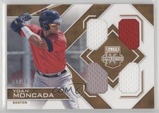 2016 Panini Elite Extra Edition Quad Materials Holo Gold 61/99 Yoan Moncada uk2