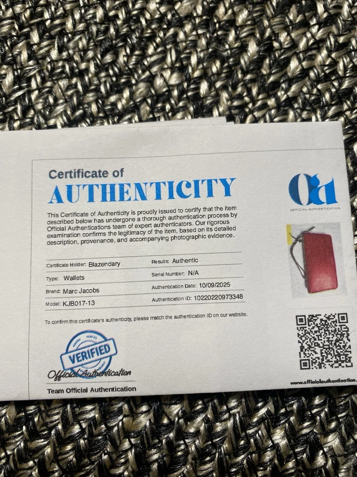 Cartera de cuero para mujer Marc Jacobs roja Foto 4 de 4