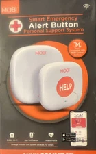 MOBI Emergency Alert Button-Smart Wireless Caregiver Monitoring System - NEW
