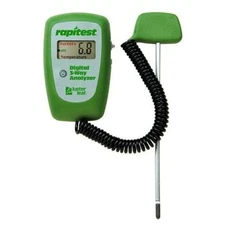 RAPITEST 1835 Digital 3 Way Soil ANALYZER Luster Leaf pH Fertility Therm TESTER