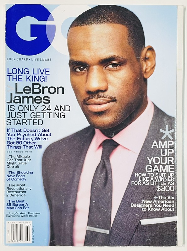 GQ Magazine: February 2009 Issue - Lebron James Cover (Fashion, Modeling, Style)