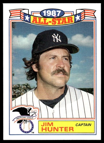 Jim Hunter #11 1988 Topps All Star Glossy Set of 22 card