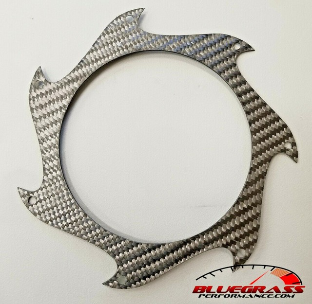 Carbon Fiber Exhaust Trim Ring Turbo Fender Bumper outlet surround 6" Exhaust eBay