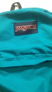 turquoise backpack jansport