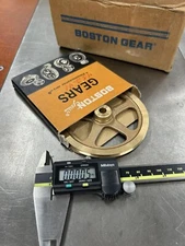 1 PCS. BOSTON GEAR G-1220 BRONZE PULLEY 4" DIAMETER FOR ROUND BELTS UP TO 3/16"